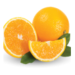 Orange feuille