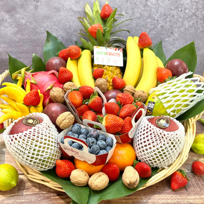 Corbeille de fruits exotiques